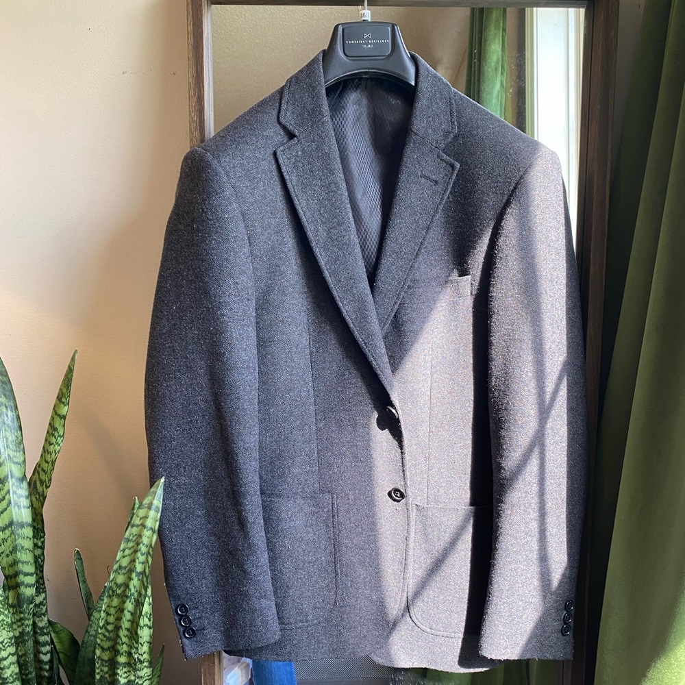 Combatant Gentlemen Gray Wool Jacket